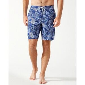 NWT TOMMY BAHAMA Men's Baja Bonita Cove 9" Board Shorts Bering Blue 4XLB